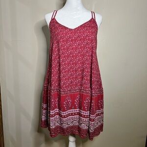 Red Floral Sundress from American Eagle Outfitters in size Small